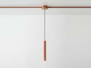 MULTIBOX SYSTEM - LED copper pendant lamp by Aldo Bernardi - view 3